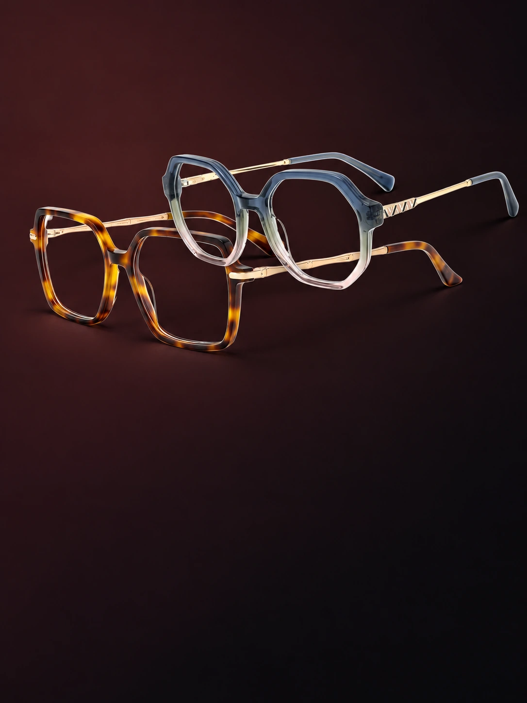 Monturas representativas de la colección POSITANO Acetato